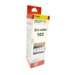 حبر صيني اصفر Y موديل T108 متوافق مع طابعات ابسون