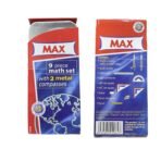طقم هندسة MAX المتكامل (9 قطع)
